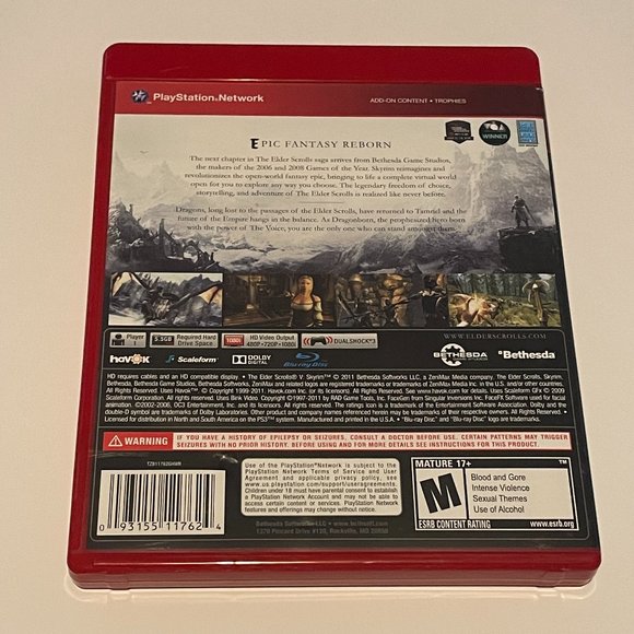 The Elder Scrolls V Skyrim Greatest Hits Edition Complete in Box - Picture 2 of 3